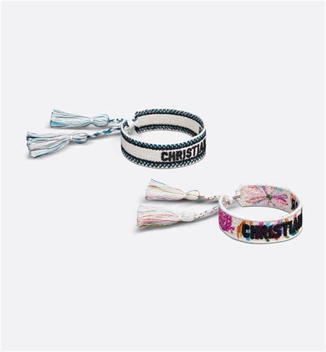 christian dior pulsera tela